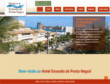 Tablet Screenshot of enseadadepontanegra.com.br